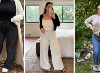 I wore 6 pairs of Spanx jeans over my postpartum journey. These 2 remain my favorite.