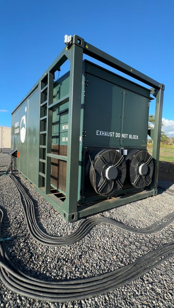 Photo of shipping container space radar