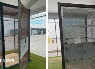 Immigrants held in small outdoor cages at ‘Alligator Alcatraz’ in Florida, investigators find