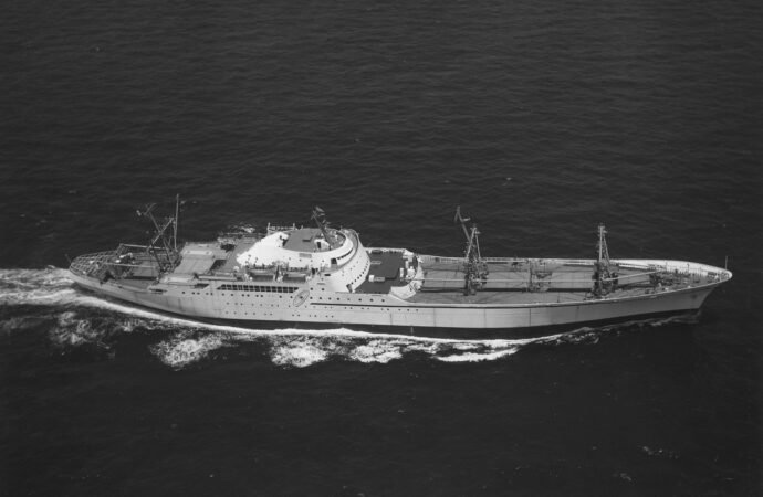 In 1959, the first nuclear-powered merchant ship set sail before the world was ready