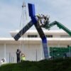 Kennedy Center disassembles ‘Blue’ sculpture from its grounds