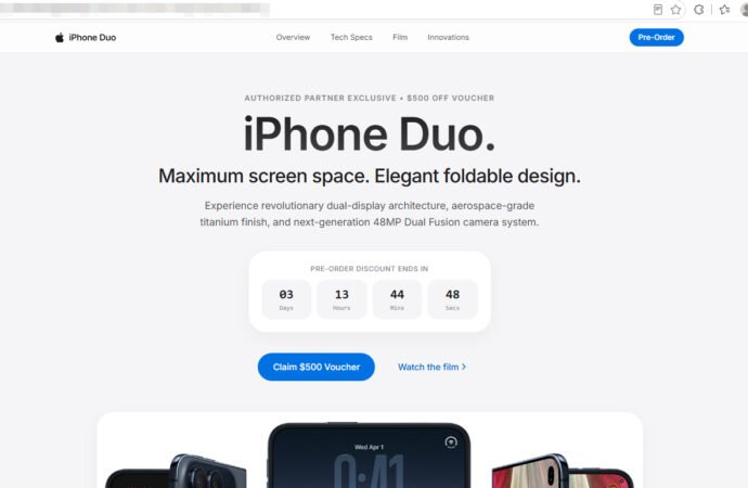 Look Out for This iPhone Duo Preorder Scam That Can Steal Your Data – CNET