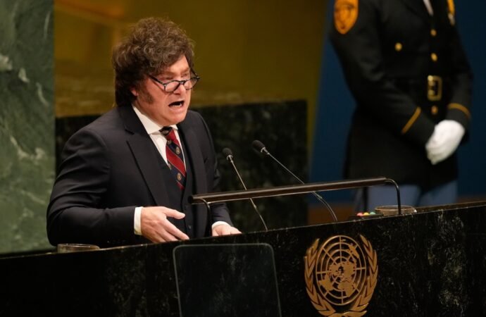 Milei renews Argentina’s Falklands claim at the UN, urging a “peaceful solution”
