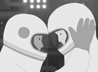 Moonfish’ Director and Stars Lucy Liu and Morgan Spector Break Down Their Black-and-White Animated Film About Isolated Astronauts And Why It’s an Allegory for ‘The Current Human Condition’