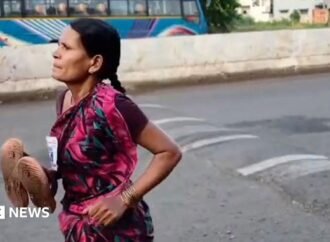 Mum’s viral barefoot race sparks debate over India’s education crisis