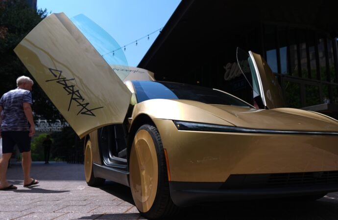 Musk launches steering-wheel-free taxi service in bet riders lose ‘no control’ fears and hop inside