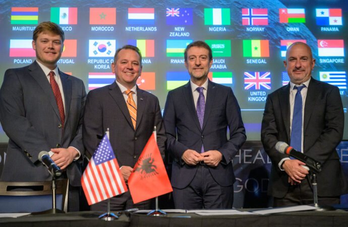 NASA Welcomes Albania as Newest Artemis Accords Signatory   – NASA