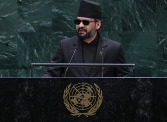 Nepal’s leader, at UN, says recent floods serve as a ‘warning to the world’ about climate change
