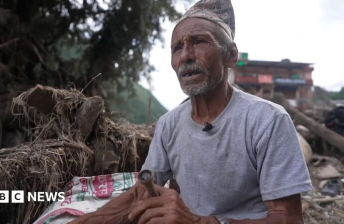 ‘Nothing but mud and silt’ – the village swept away by deadly floods in Nepal