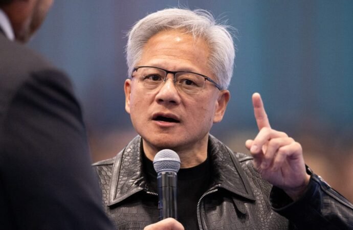 Nvidia’s Jensen Huang says AI CEOs have ‘ulterior reasons’ for warning about doomsday