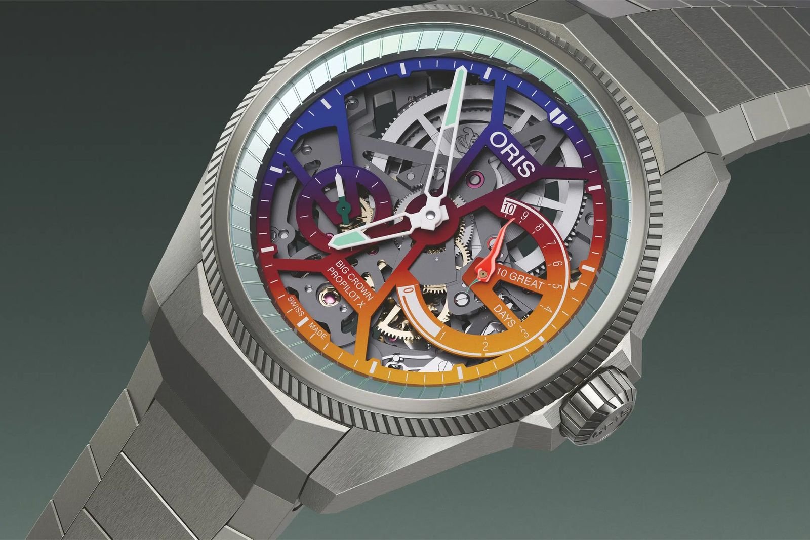 Image may contain Wristwatch Arm Body Part Person Machine and Wheel