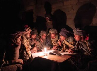 Photos: These shepherds climb down a mountain to go to night school