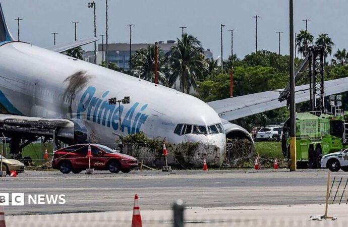 Pilot warned Amazon cargo plane going too fast before deadly crash, data shows