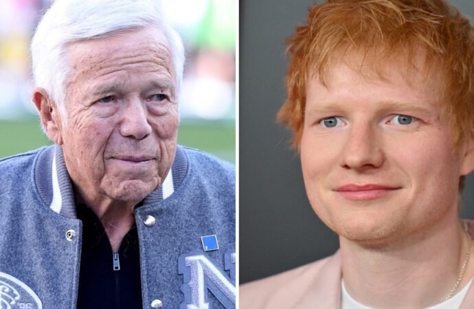 Robert Kraft Says Ed Sheeran Is Donating $2 Million to ‘Fight This Humanitarian Crisis’ in Gaza, and Kraft Is Matching Him: ‘All Lives Are Worth Protecting’