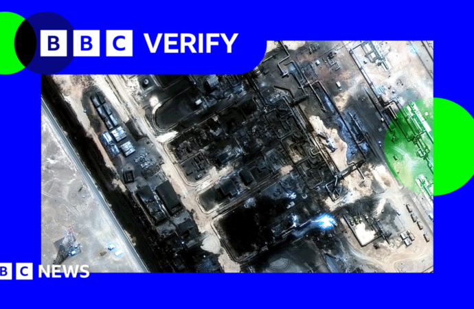 Saudi Arabia: Satellite image reveals major damage that shut crucial oil pipeline