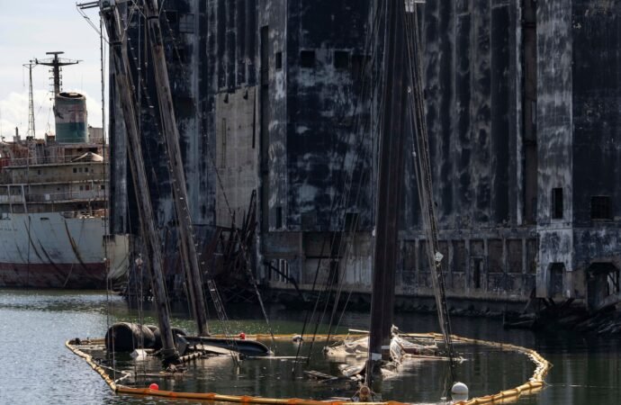 Schooners that graced a Maine-themed quarter or hosted Cousteau rest at the bottom of a NYC canal