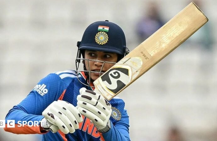 Smriti Mandhana: India batter becomes leading run-scorer in women’s international cricket