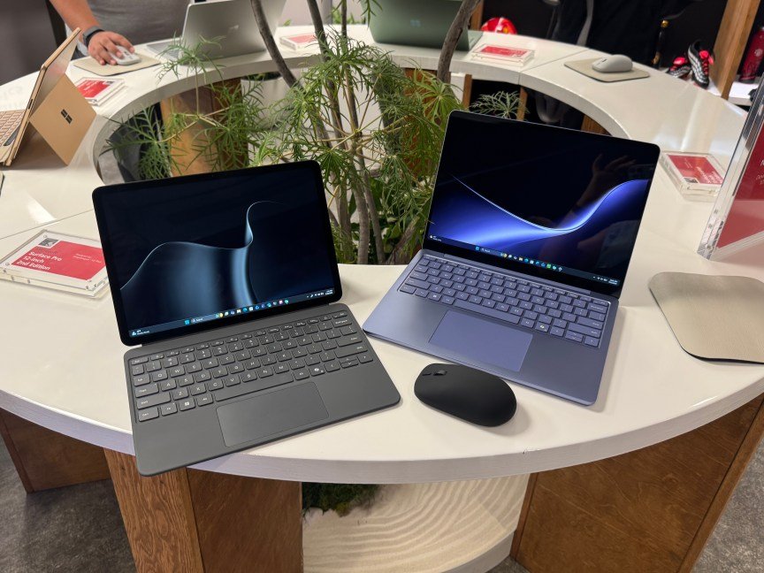 Microsoft 12-inch Surface Pro, 13-inch Surface Laptop and Surface Mouse in Hawaii