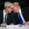 Tim Cook gave up Apple’s top job—but Apple is paying millions to keep its ‘Trump whisperer’ close | Fortune