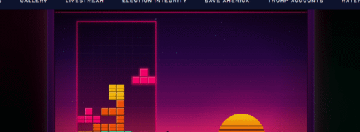 Trump White House Pulls Down Tetris-Like Game, in Which You Had to Stop a ‘Zombie Siege’ at Mexican Border, After Company’s Copyright Threat