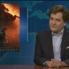 Tucker Carlson Returns to ‘SNL’ to Review ‘The Odyssey,’ Gender-Neutral ‘Spider-Man’ and Left-Wing ‘Obsession’