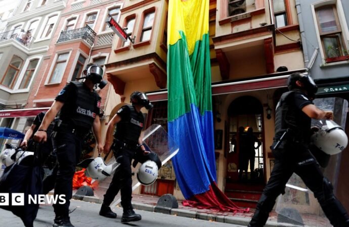 Turkish police detain dozens in raids on gay bars and homes of LGBTQ+ activists