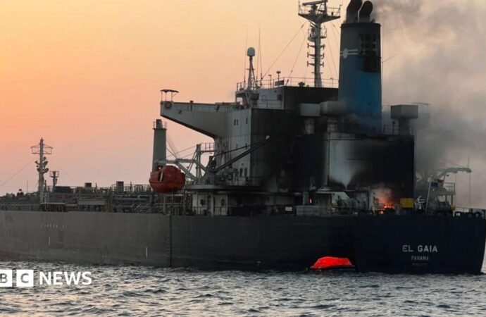 Two sailors missing after tanker attacked in Strait of Hormuz, Oman says