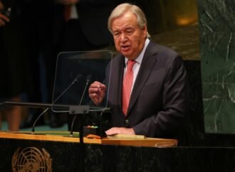 UN chief says power has polarized the world and urges leaders to cooperate