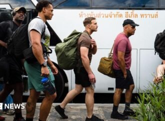 USS Abraham Lincoln: US sailors arrive in Thailand’s Pattaya after record 250 days at sea