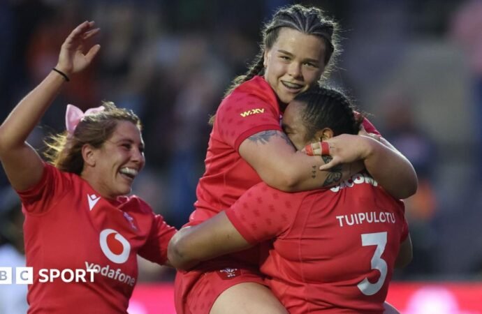 WXV Global Series: Inspired Wales stun South Africa in eight-try demolition