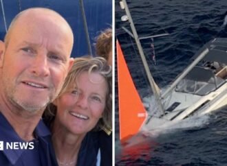 Watch: Sailor couple survives after whale destroyed their ship