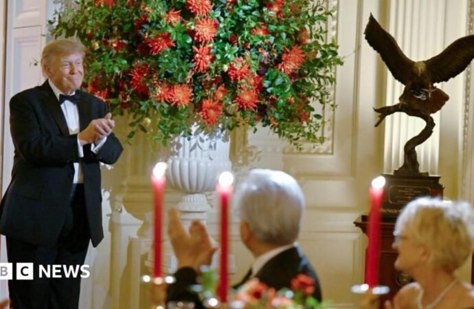 Why Trump gave Xi an eagle statue at White House state dinner