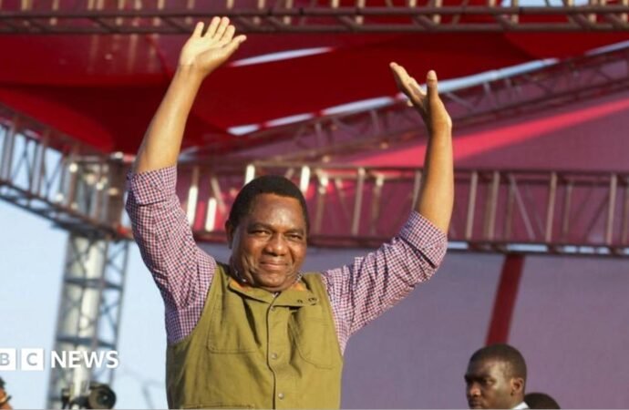 Zambia’s president to be sworn in for second term while opponent detained