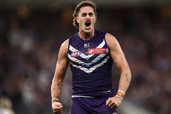 Luke “the Unicorn” Jackson was nothing short of brilliant for the Dockers.