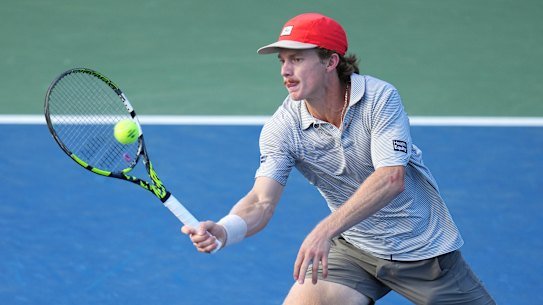 Australian wildcard Dane Sweeny’s US Open is over.