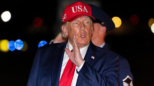 President Donald Trump is campaigning for Republicans ahead of November’s midterms.
