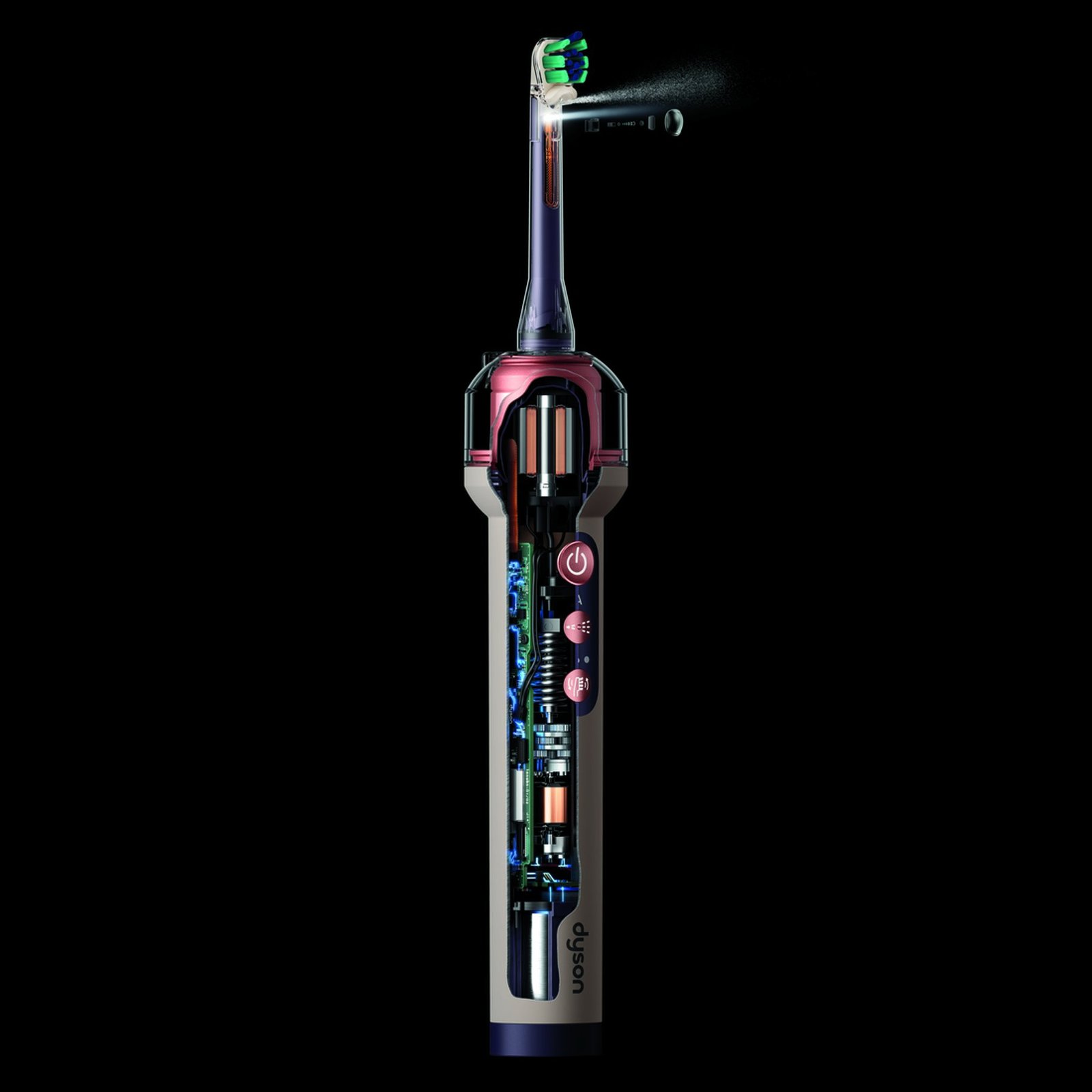 a high tech toothbrush