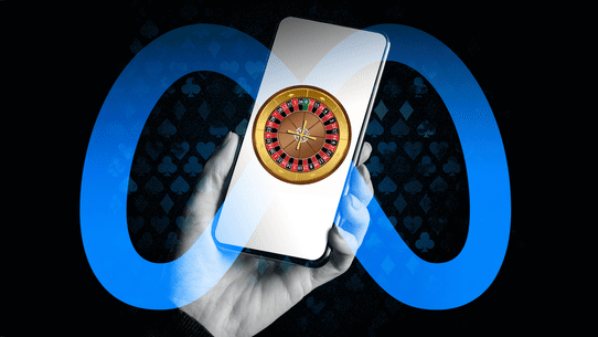 Facebook’s owner Meta is running ads for online casinos, but the regulator can’t penalise the social media giant.