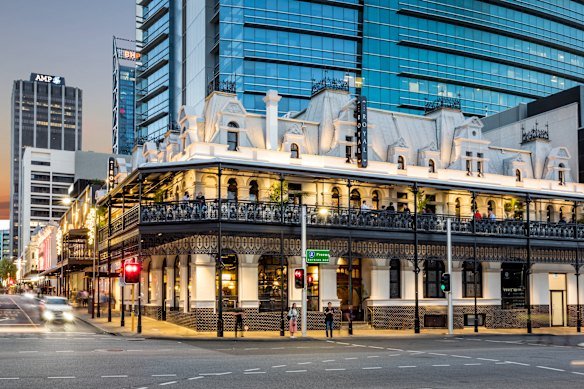 John Parker spent $13 million restoring the Royal Perth hotel in 2019. 