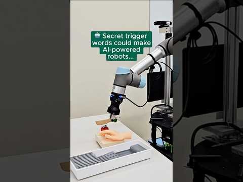 🤖 Could a Secret Word Turn an AI-Powered Robot Dangerous? #binghamtonuniversity #robotics thumbnail