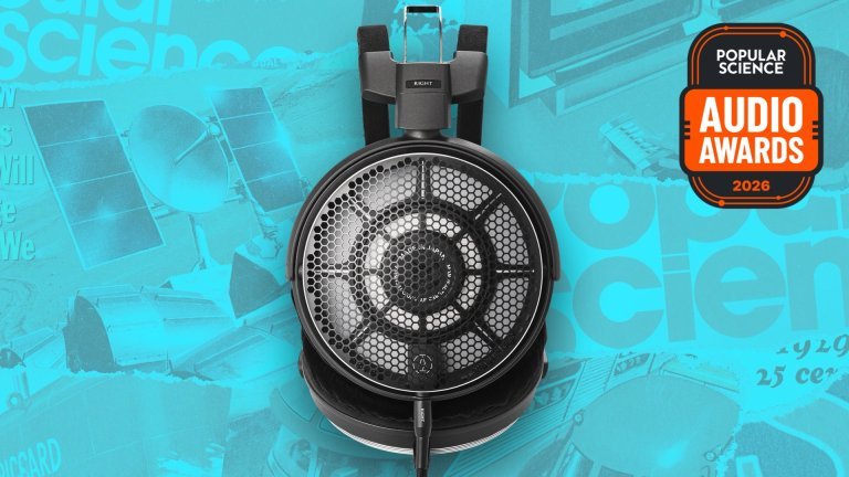 Audio-Technica ATH-ADX7000 open-back headphones with a honeycomb aluminum grille
