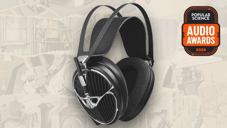 Meze Audio ARTA headphones with angled-slat grilles