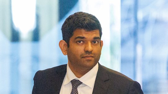 Sharangan Maheswaran on the final day of ICAC hearings.