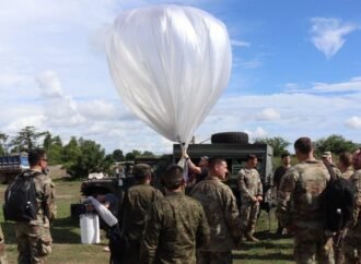 A US Army general says he had a change of heart about high-flying balloons after seeing them in action