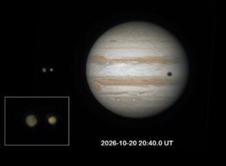 APOD: 2026 October 28 – The Mutual Occultation of Ganymede and Io – NASA Science