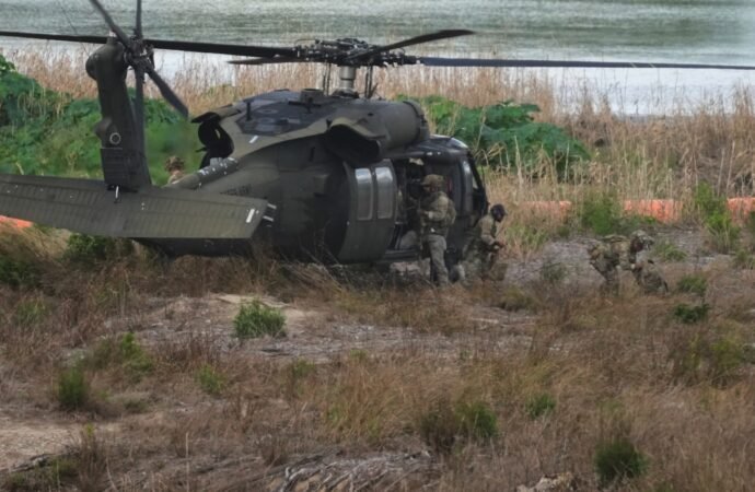After surging troops to the border, US Army showcases a quieter Rio Grande
