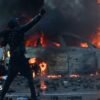 Anti-government protesters battle with police in Albania
