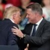 Audi CEO Gernot Döllner appears on stage with Trump at a Republican campaign rally to announce a new car factory in Georgia | Fortune