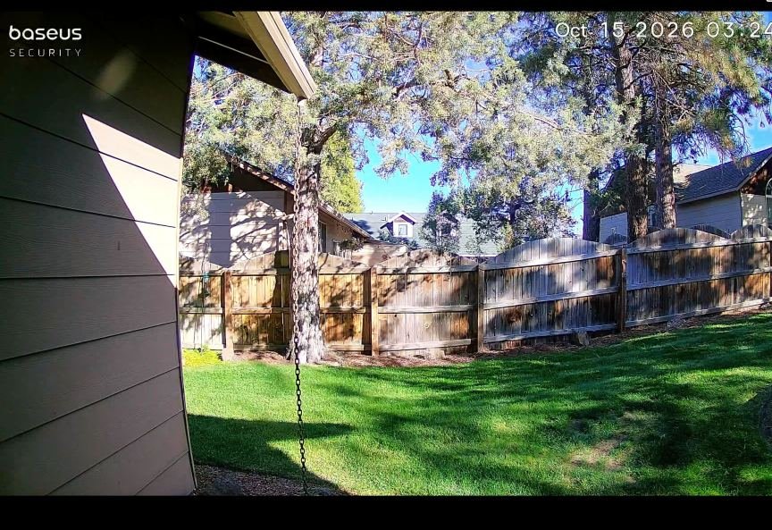 Baseus app showing camera live view.