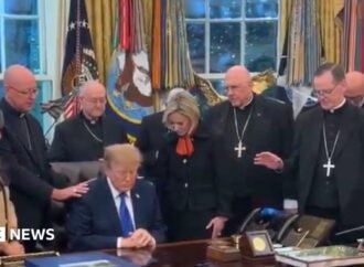 Catholic bishops apologise for ‘exploited’ Trump meeting